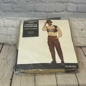 Amscan Men’s Steampunk Shirt Halloween Costume Shirt